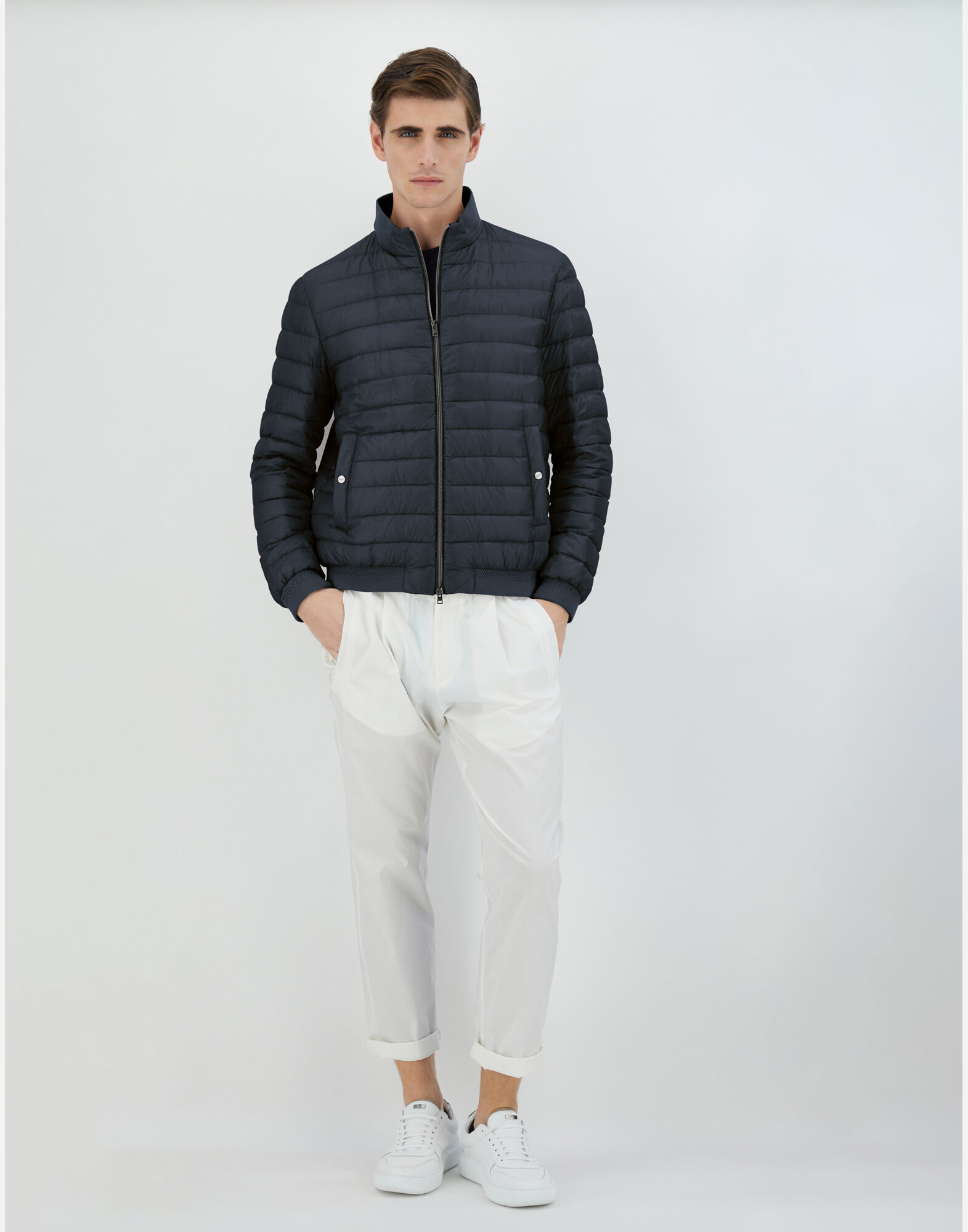 GIUBBINO IN PIUMA HERNO UOMO en Navy Blue pour homme Herno