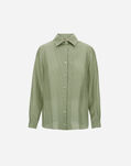 Herno SHIRT IN ICONIC PRINT SILK Light Green CM000021D16009P7109