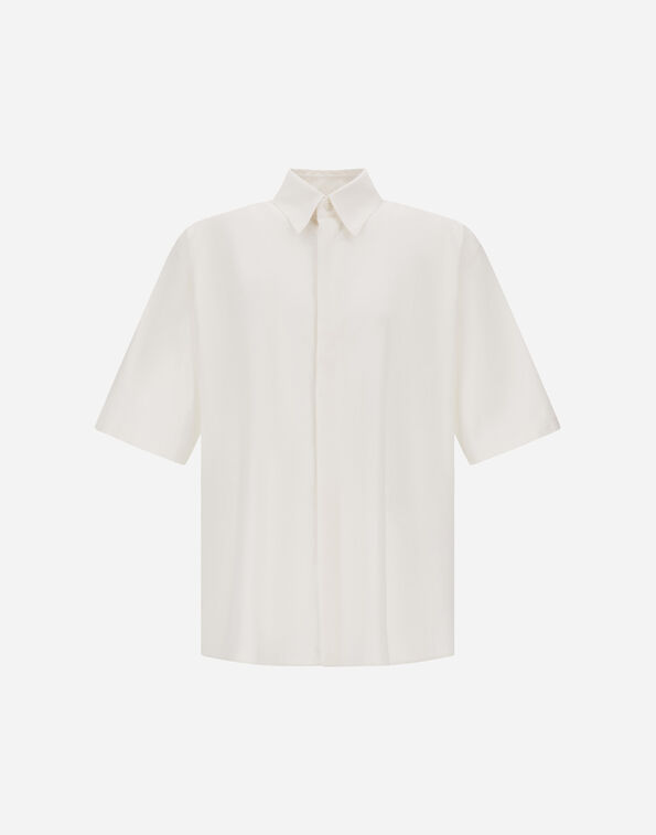 Herno SHIRT IN ORGANIC NATURAL COTTON Ivory CM000026U133161200