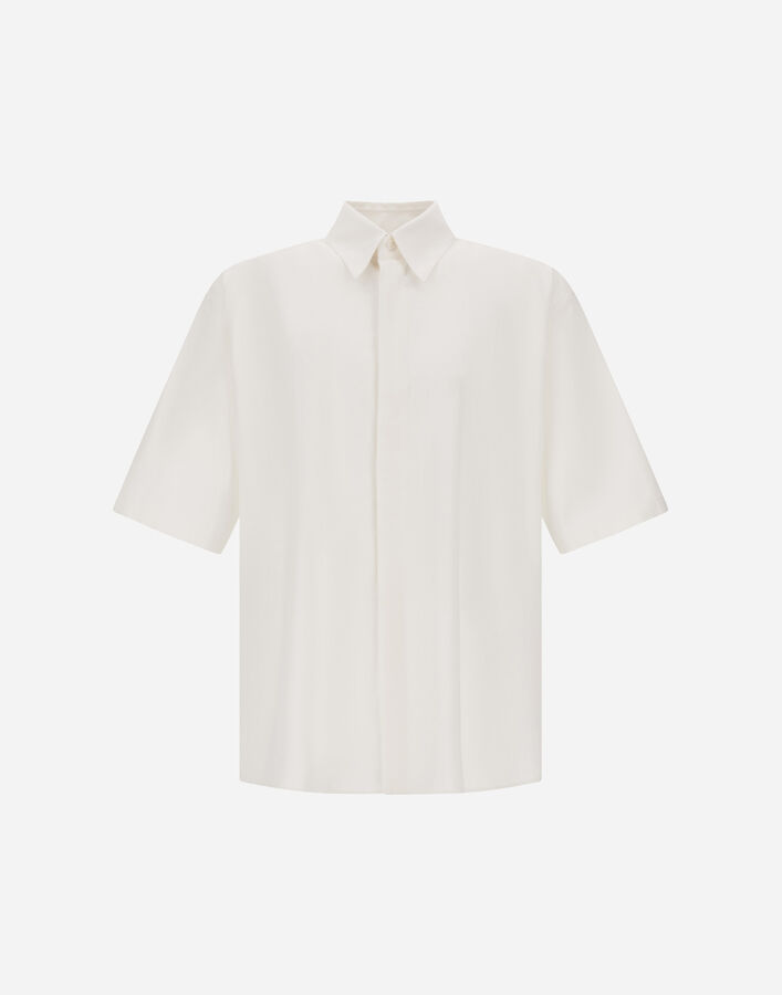 Herno SHIRT IN ORGANIC NATURAL COTTON Ivory CM000026U133161200