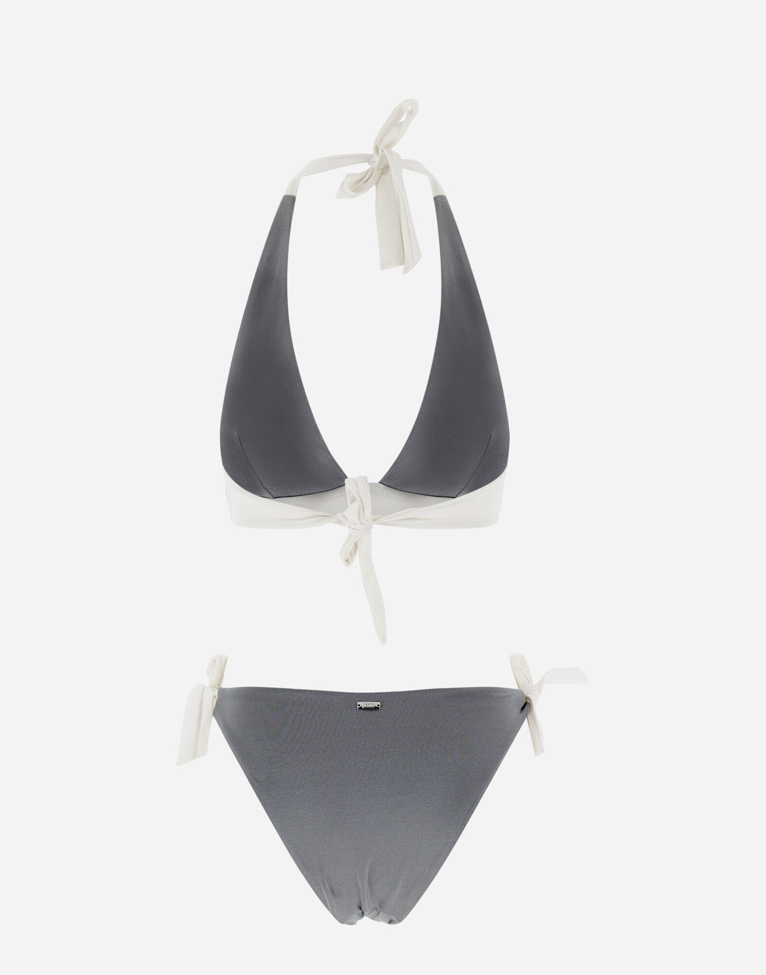 RESORT SWIMSUIT IN LYCRA in Light Grey for Women Herno