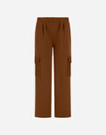 Herno 100% COTTON INTERLOCK AND ARENDELLE TROUSERS Caramel PT000141D521178030
