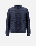 Herno RESORT BOMBER JACKET IN NYLON ULTRALIGHT Navy Blue PI00094UR12017Z9200