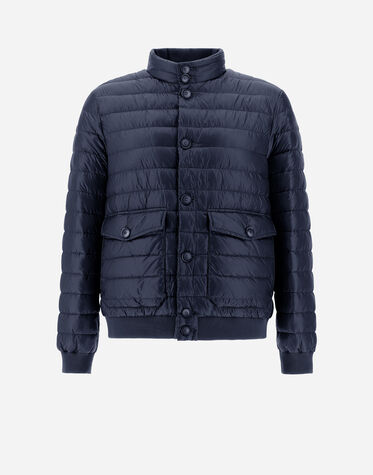 メンズ ナイロン ウルトラライト RESORT ボンバージャケット ネイビー  