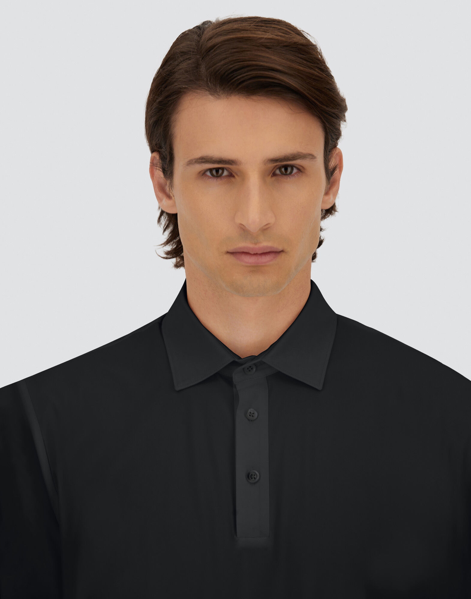 メンズ SPRING ULTRALIGHT SCUBA POLO SHIRT ブラック | Herno® (ヘルノ)