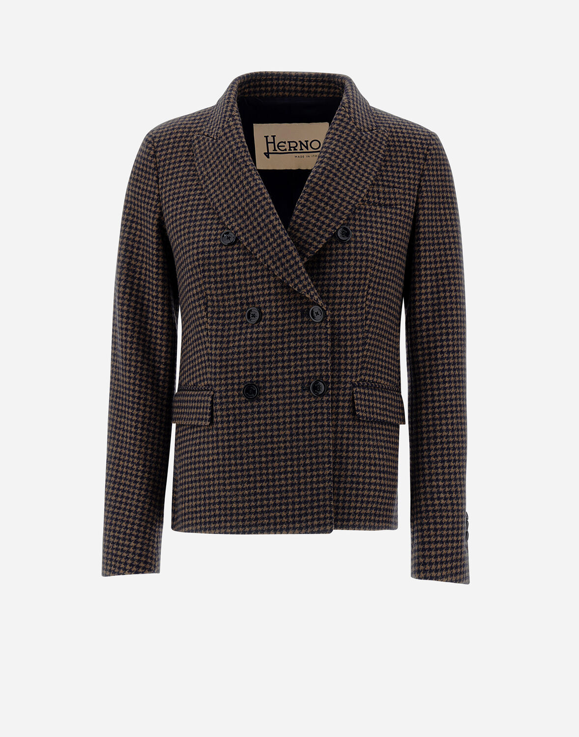 Herno ピエ・ド・プール・ファンタジー ブレザー In Blue/beige