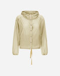 Herno SHINY TECH CRINKLE JACKET Ivory GI000284D127013130