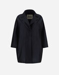 Herno STRETCH NYLON OVERSIZE JACKET Blue GC0266D13470S9208