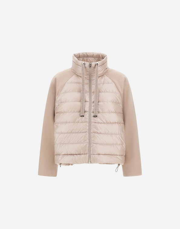 Herno RESORT JACKET IN CASHMERE-FEEL FLANNEL AND NYLON ULTRALIGHT Chantilly PI00188DR129341985