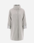 Herno BUSINESS CASHMERE AND NYLON ULTRALIGHT COAT Grey Pearl GC0001DNW381039402