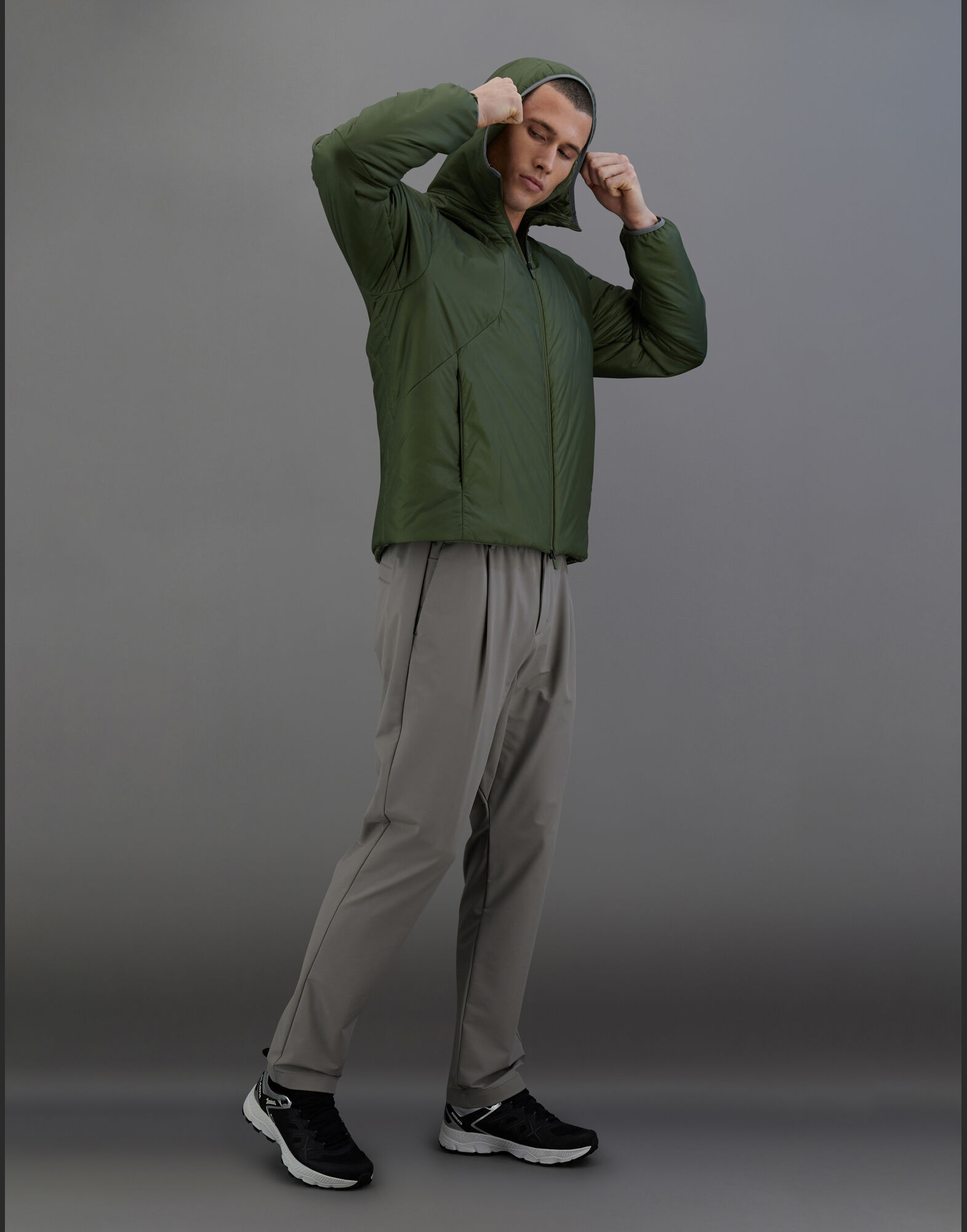 Herno green jacket clearance