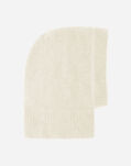 Herno BALACLAVA IN PLAIN ALPACA WOOL Cream BER00041D702441010