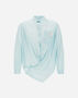Herno GLOBE SHIRT IN ECO COTTON FEEL Light Blue CM000003X12667S9018