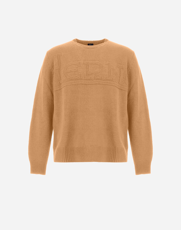 Herno SWEATER IN 100% WOOL Camel MG000192U701002157