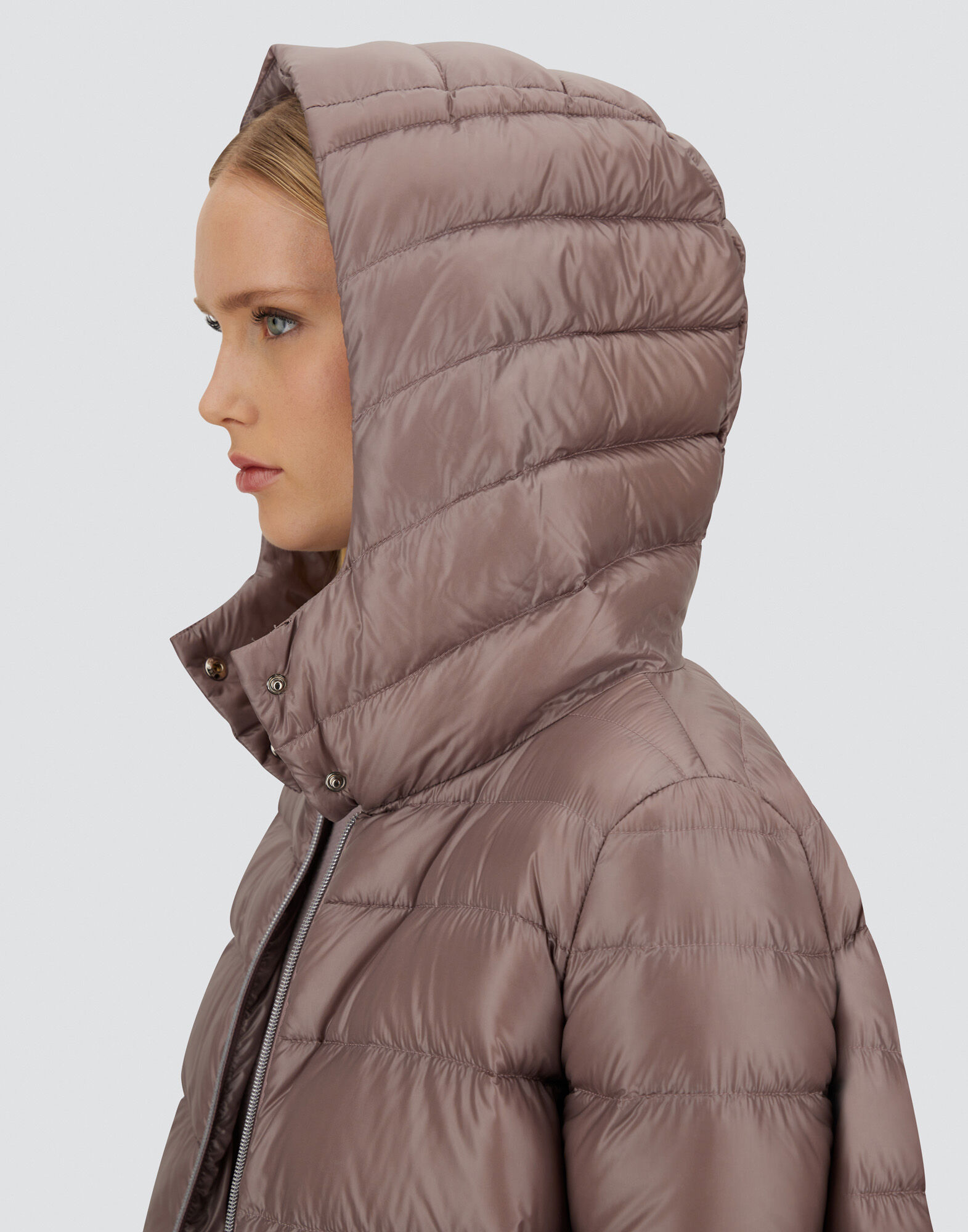 RESORT BOMBER JACKET IN NYLON ULTRALIGHT in Light Lilla for RESORT BOMBER JACKET IN NYLON ULTRALIGHT in Light Lilla for