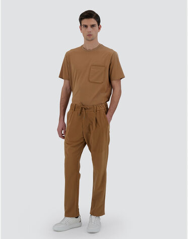メンズ リネンベルベット パンツ キャメル | Herno® (ヘルノ)