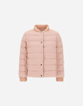 Herno BOMBER JACKET IN CASHMERE, SILK AND NYLON ULTRALIGHT Light Pink PI0032DNW380874002