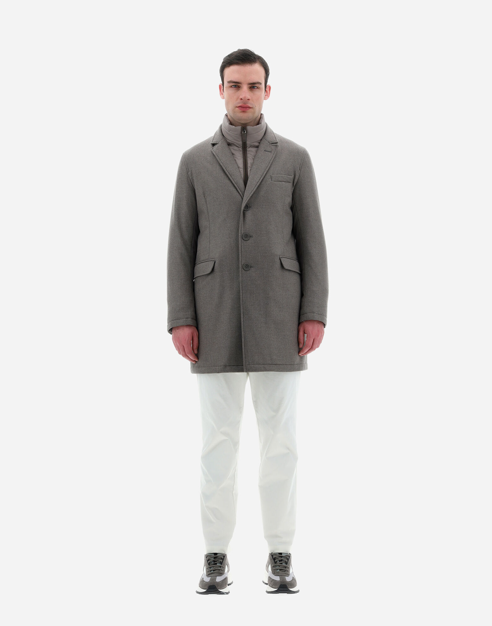 Herno shop grey coat