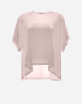 Herno T-SHIRT IN SILK JERSEY Pink JG000173D520394040