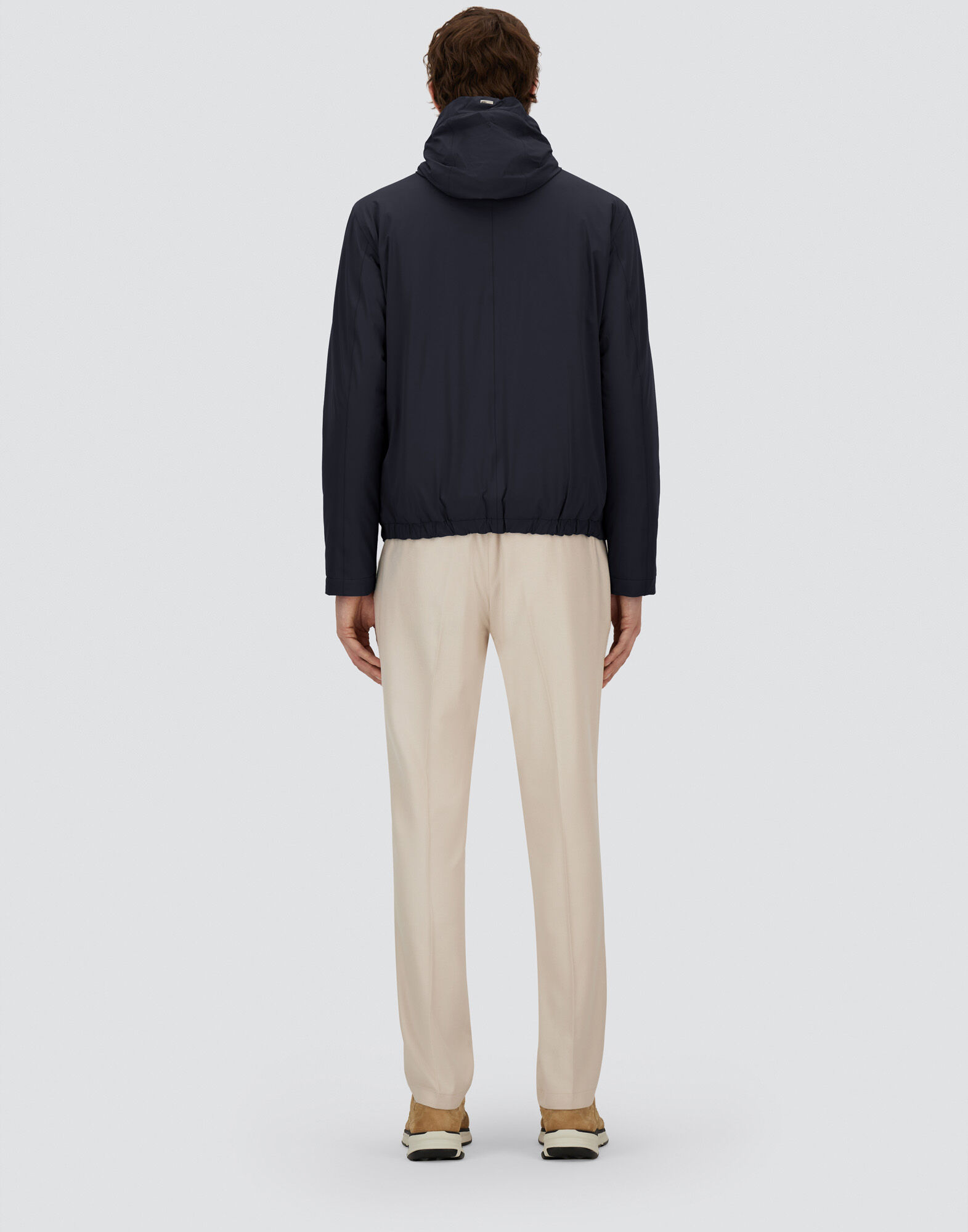 RESORT JACKET IN 4-WAY STRETCH NYLON in Dark Blue for Men | Herno®