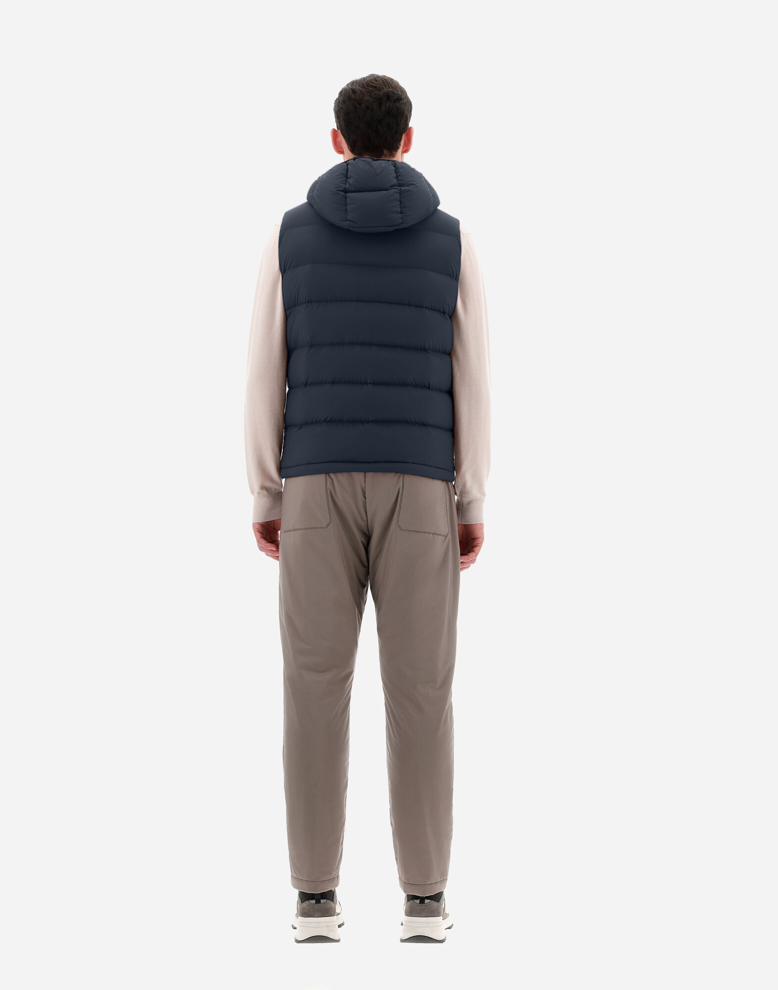 スーパー マット ウエストコート ネイビーブルー | Herno® (ヘルノ)
