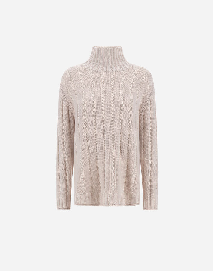 Herno SWEATER IN VANIS&Eacute; PURE CASHMERE Chantilly ML0002DNW710451985