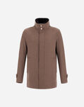 Herno CARCOAT IN PUREÂ CASHMERE Dark Taupe GC000098U381262700
