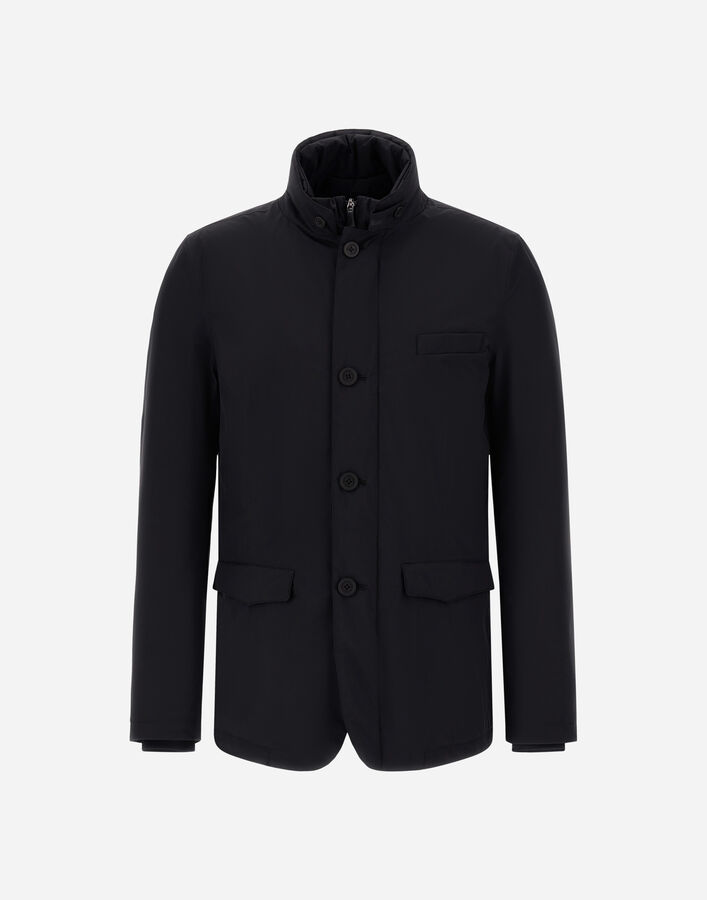 Herno BLAZER WITH BIB IN 2-LAYER WINDSTOPPER Black PI001243U128409300