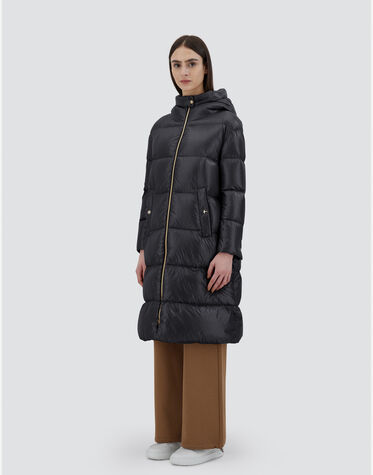 レディース ナイロンウルトラライトコート ブラック | Herno® (ヘルノ) 