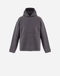 Herno SWEATSHIRT IN ENDLESS TUBULAR WOOL Grey MG000152U701629470