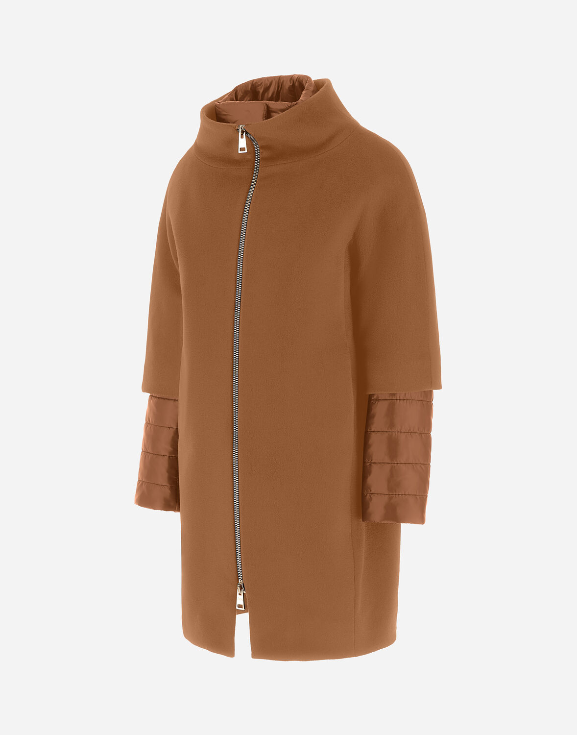 HERNO COAT IN LUXURY WOOL AND NYLON ULTRALIGHT