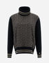 Herno SWEATER IN INFINITY AND CLOTHING NALA Black ML000009D701739300