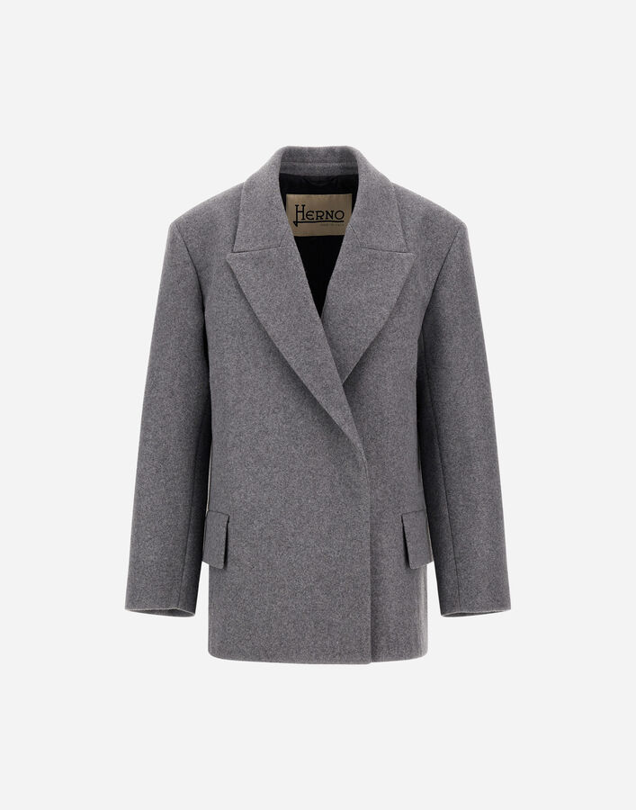 Herno LODEN WOOL BLAZER Grey GA000340D335659430