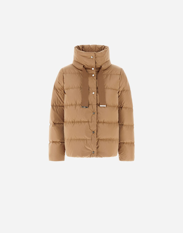 Herno CAPPA IN SATIN Camel PI001936D12170Z2157