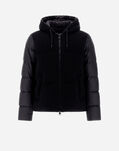 Herno JACKET IN WEIGHTY KNIT AND NYLON CHAMONIX Black PI001198U33423R9300