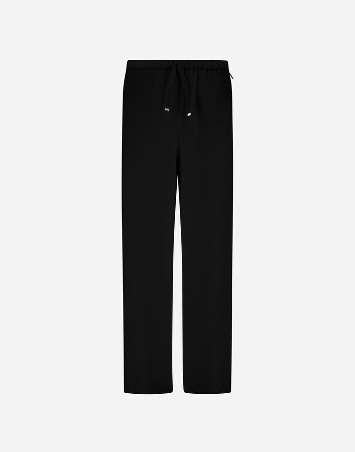 Herno RESORT TROUSERS IN CASHMERE SILK Black PT00050DR380879300