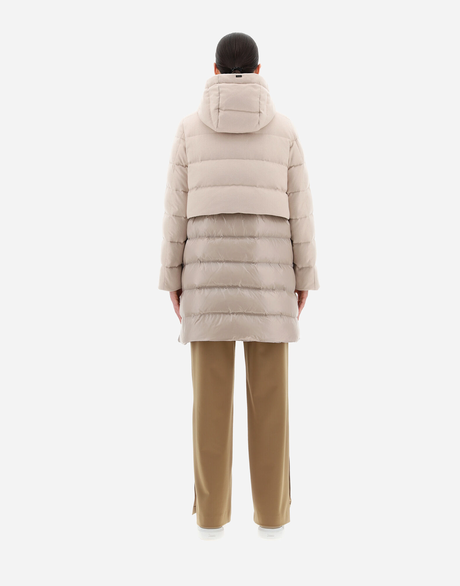Herno cashmere hotsell silk parka