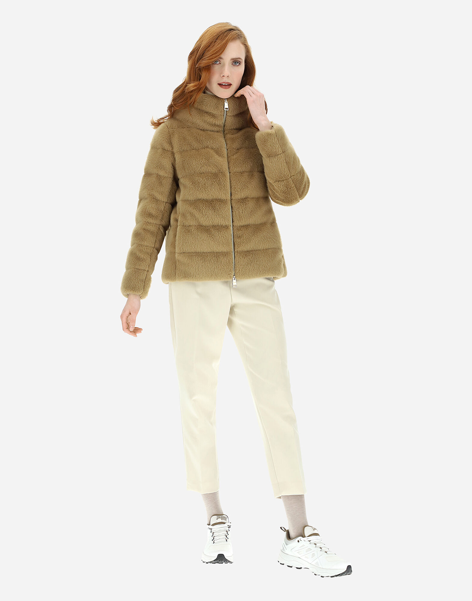 herno faux fur coat