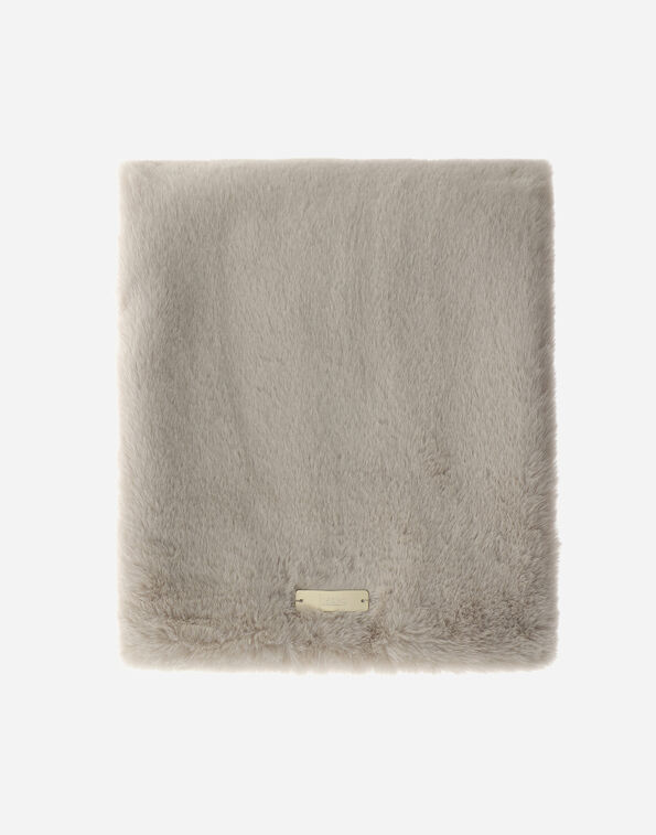 SOFT FAUX FUR AND NYLON ULTRALIGHT SCARF in Chantilly | Herno®