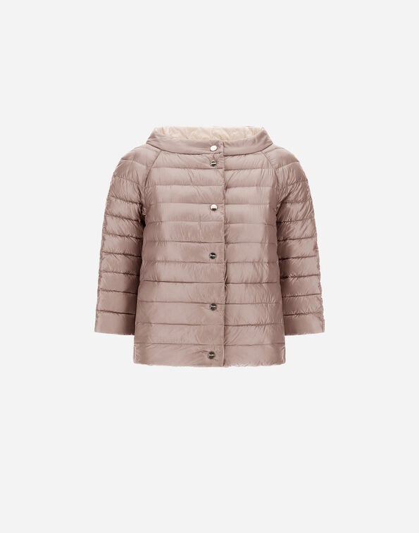 Herno REVERSIBLE CAPE NYLON&nbsp;ULTRALIGHT Light Pink/Chantlly PI0769D12017Z4019