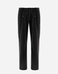 Herno TROUSERS IN LINEN VELVET Grey PT000053U126519480