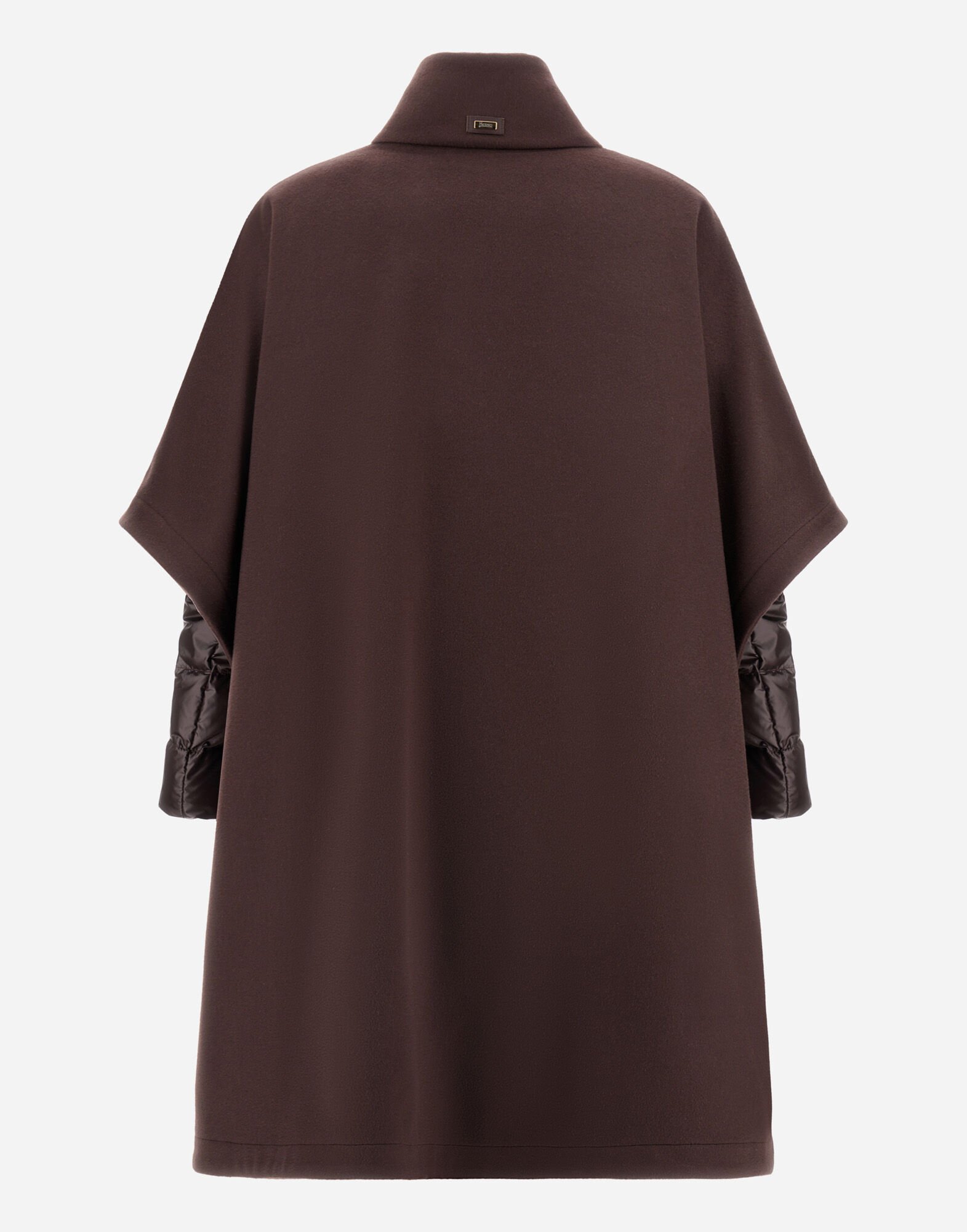 レディース PONCHO IN LUXURY WOOL AND NYLON ULTRALIGHT ダーク