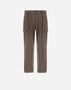 Herno RESORT CARGO TROUSERS IN NYLON COMFORT STRETCH Dark Taupe PT00035UR12742S2700