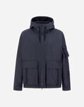 Herno DENIM-EFFECT COTTON JACKET Navy Blue GI000535U132679200