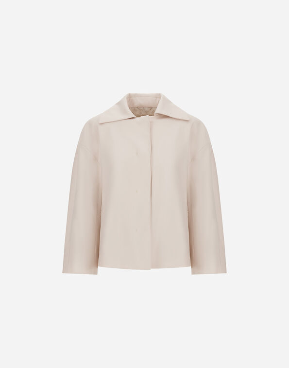 Herno CAPE IN LUCENT CASHMERE SILK Chantilly GI000354D381271985