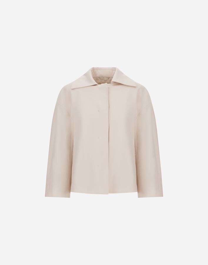 Herno CAPE IN LUCENT CASHMERE SILK Chantilly GI000354D381271985