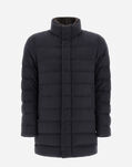 Herno CASHMERE AND SILK COAT Slate PI001043U380879490