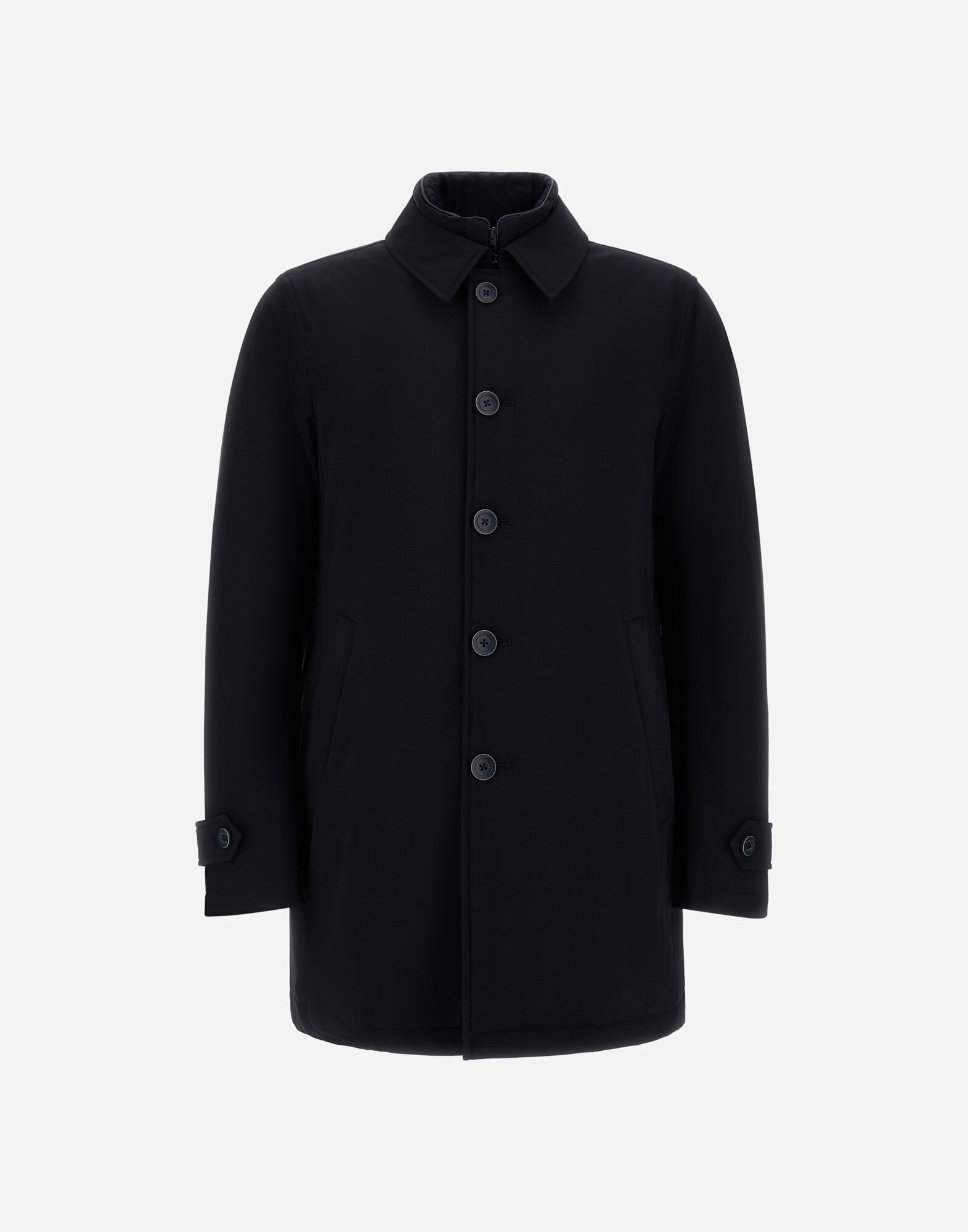 ヘルノレインコート　ネイビー メンズ ワシントン レインコート ネイビーブルー | Herno® (ヘルノ)