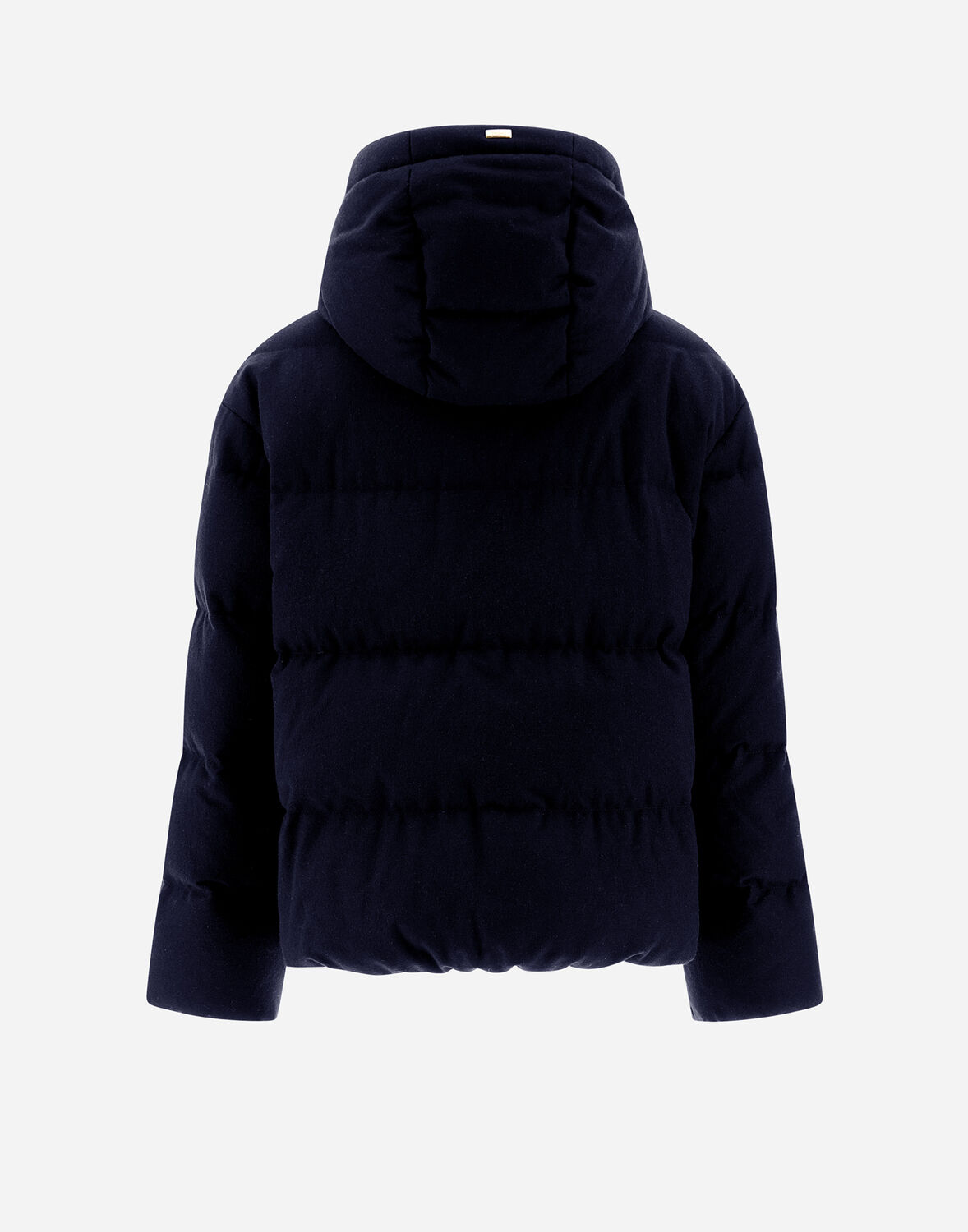 Herno イージーカシミヤ ケープ In Navy Blue