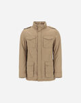 Herno WASHED NYLON FIELD JACKET Camel FI0075U123022150